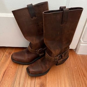 Target - Frye Knock Off Distressed Leather Boots